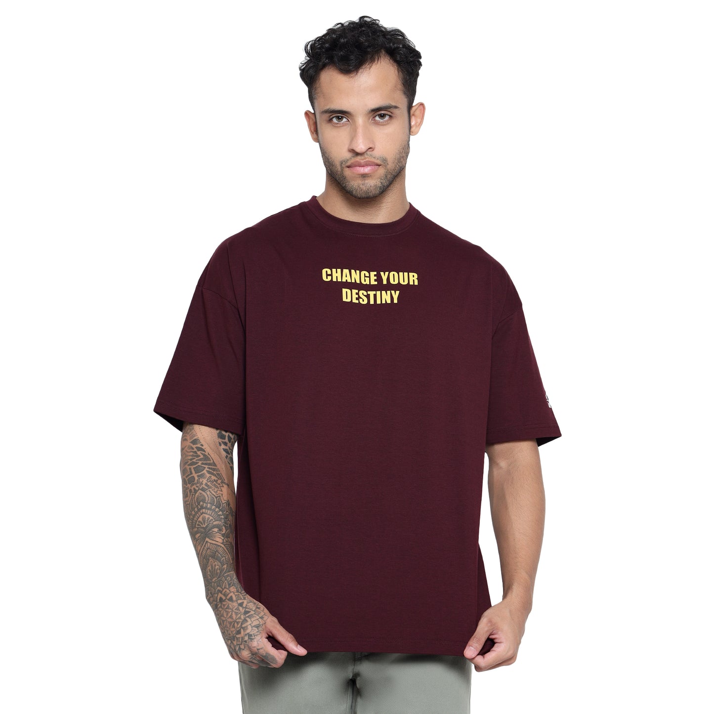 Destiny Maroon Tee