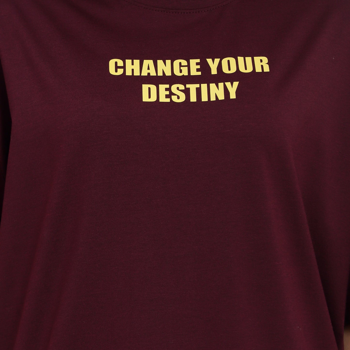 Destiny Maroon Tee